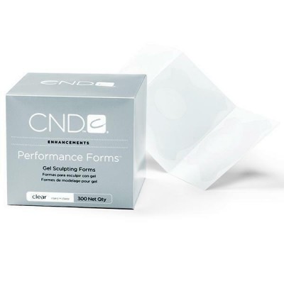 CND Performance Forms  Clear (bt.300) pour Gel UV.